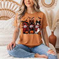 Dr P Halloween Bows & Ghost Graphic Tee