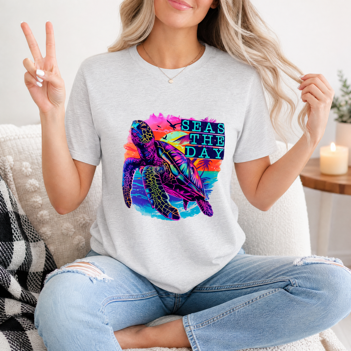 Seas The Day Premium Graphic Tee