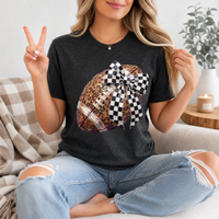 Leopard Painted Football Premium Graphic Tee