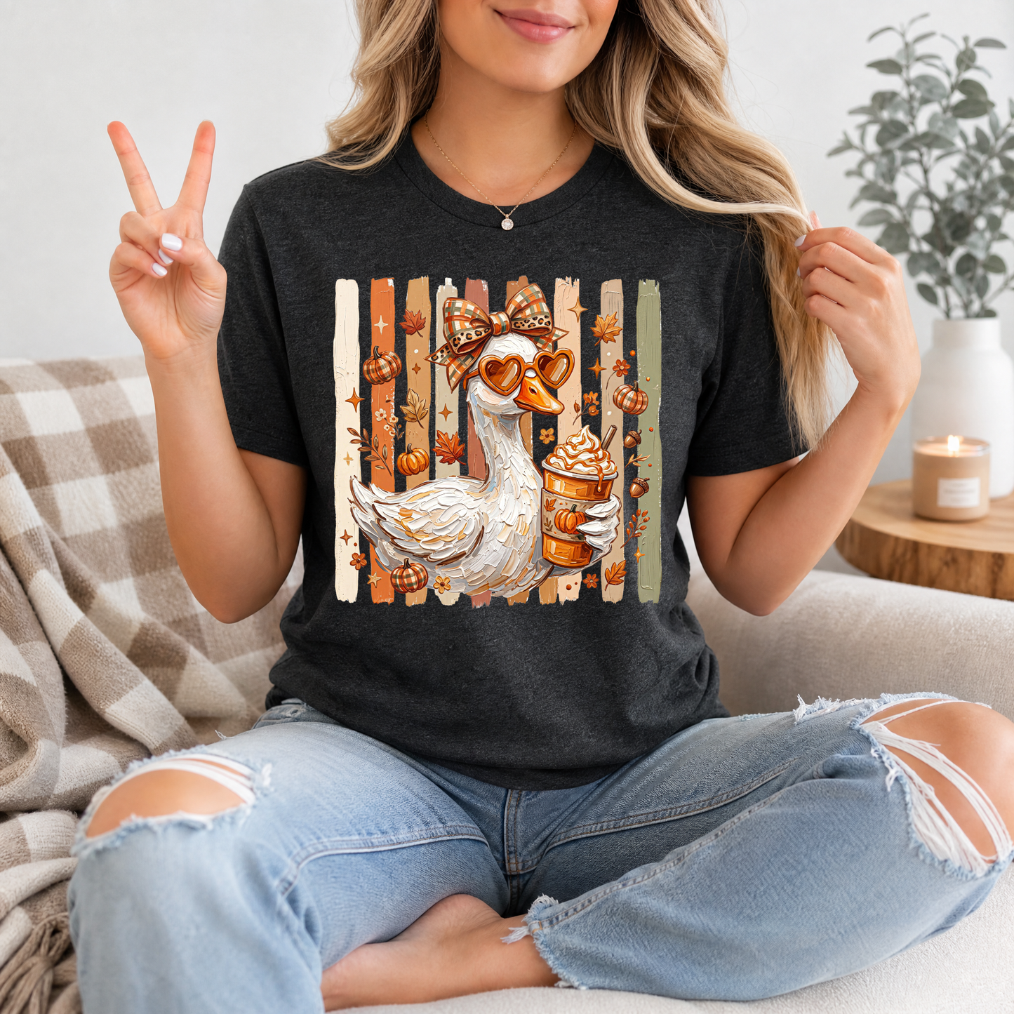 Pumpkin Spice Goose Premium Graphic Tee