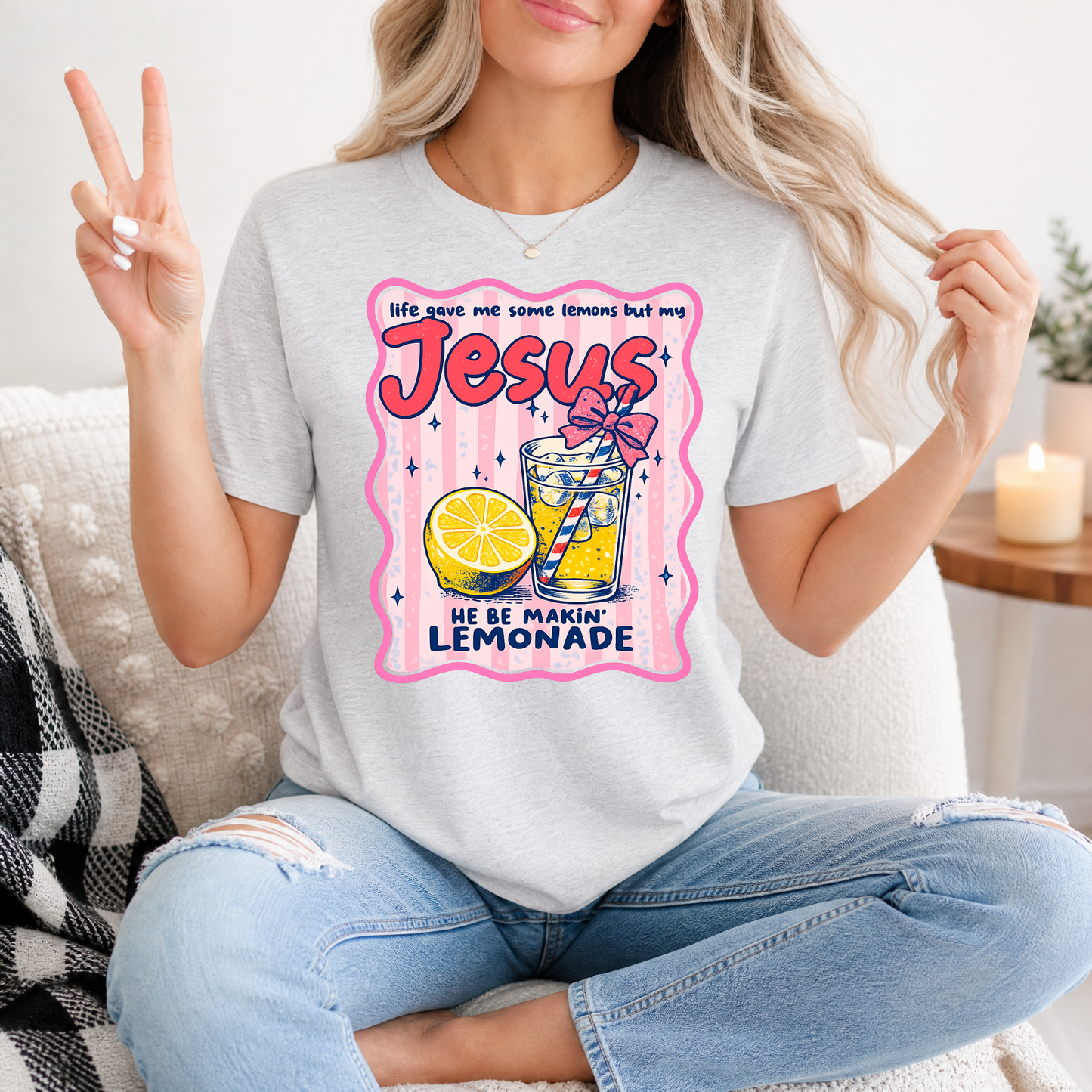 He Be Making Lemonade Premium Graphic Tee