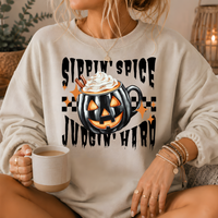 Sippin' Spice Premium Crewneck Sweatshirt