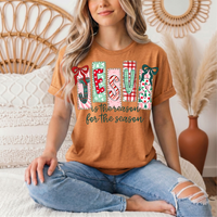 Jesus Is the Reason for the Season Christmas Graphic Tee