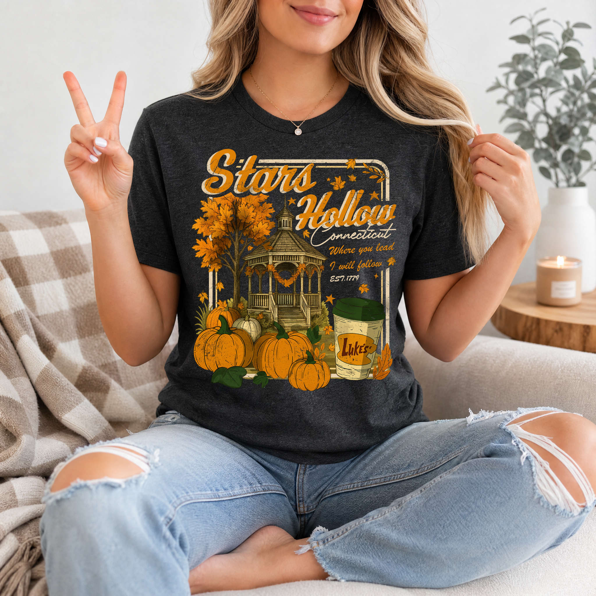 Stars Hollow Fall Premium Graphic Tee