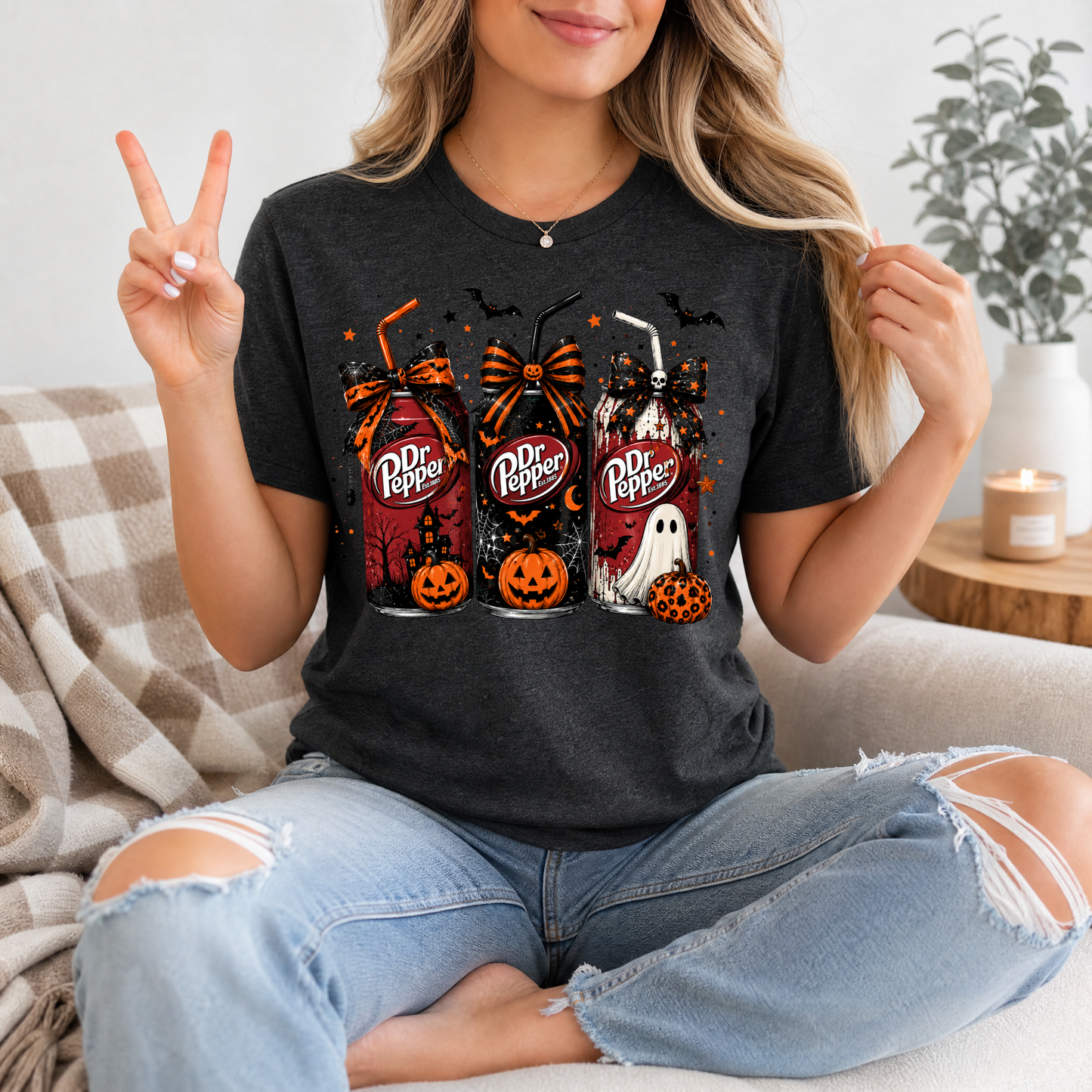 Halloween Soda Can Premium Graphic Tee