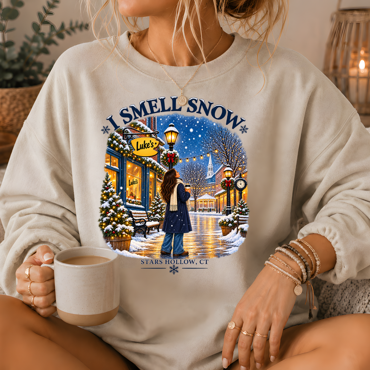 I Smell Snow Crewneck Sweatshirt