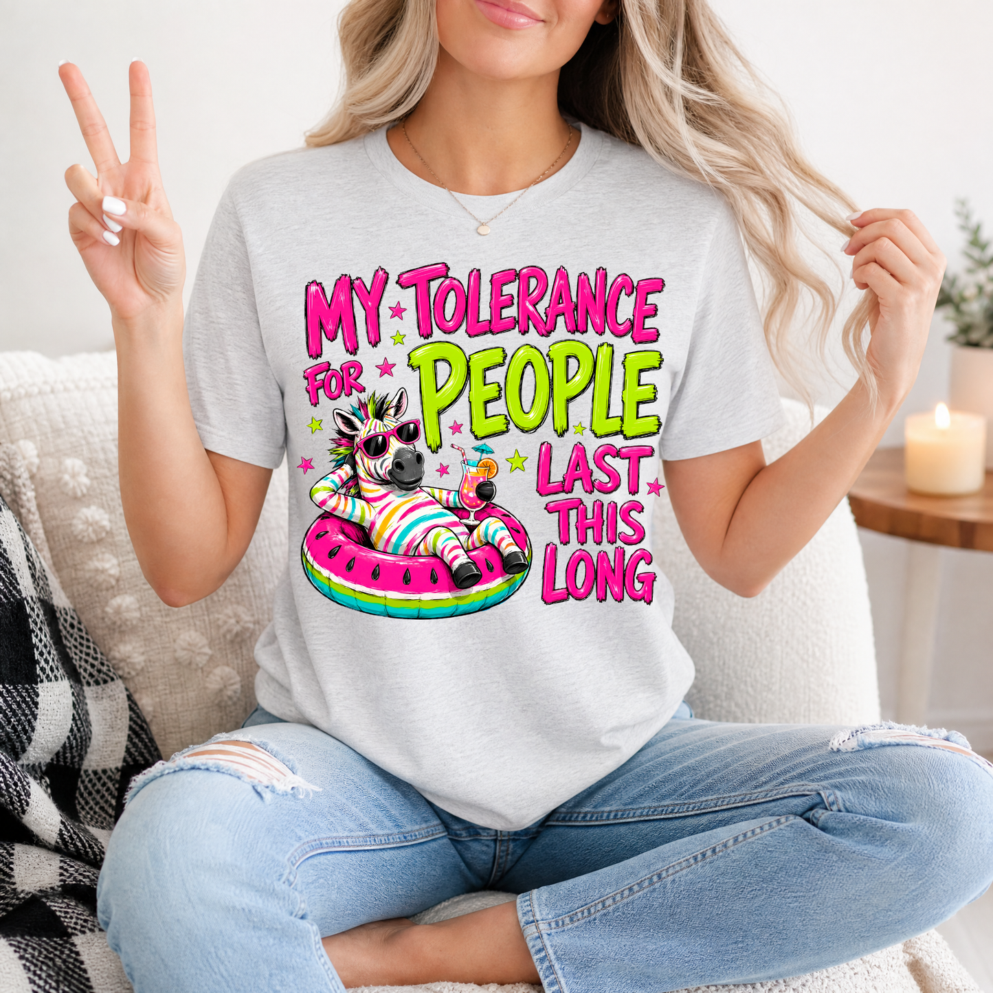 My Tolerance For People Premium Graphic Tee