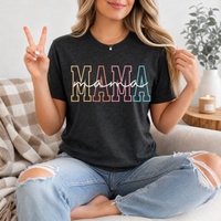 Neon Mama Outline & Script Graphic Tee