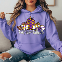 LSU Fall Is for Football Pumpkin Graphic Hoodie
