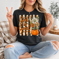 God Is Good Pumpkin Premium Graphic Tee