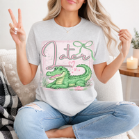 Precious Later Gator Girly Premium Graphic Tee