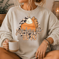 Just Here for the Pie Crewneck Sweatshirt