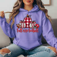 Alabama Crimson Tide Fall Is for Football Pumpkin Graphic Hoodie