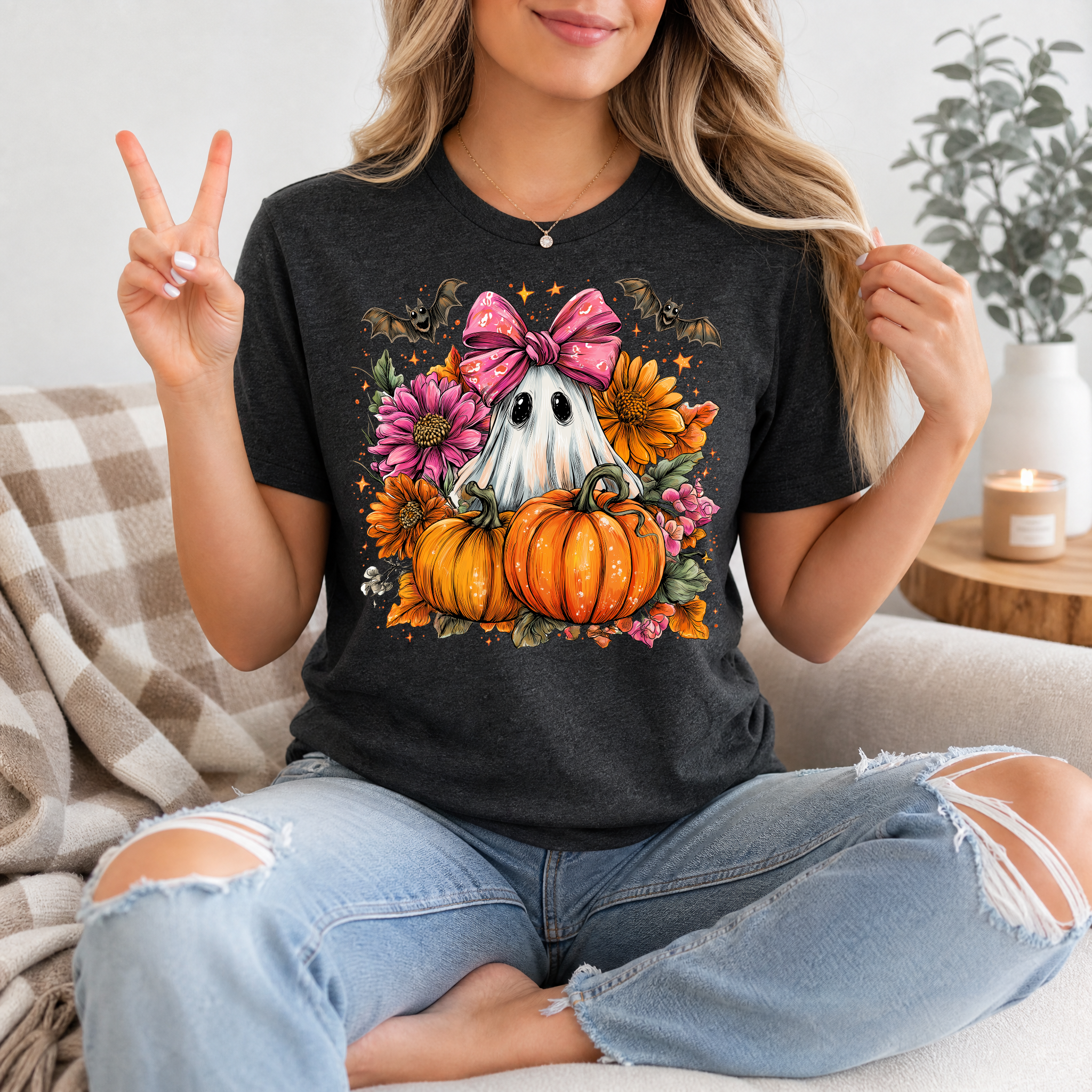 Pumpkin Patch Boo Premium Graphic Tee