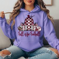 Mississippi State Fall Is for Football Pumpkin Graphic Hoodie