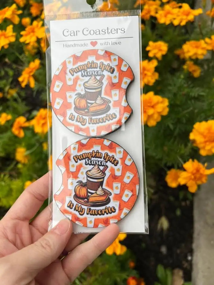 Car Coasters- choose your design. K's Krafty Barn