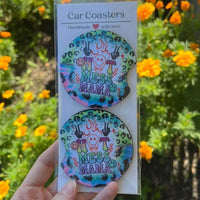 Car Coasters- choose your design. K's Krafty Barn