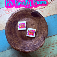 Silicone Focal Bead- Oh Honey I am that Mom K's Krafty Barn