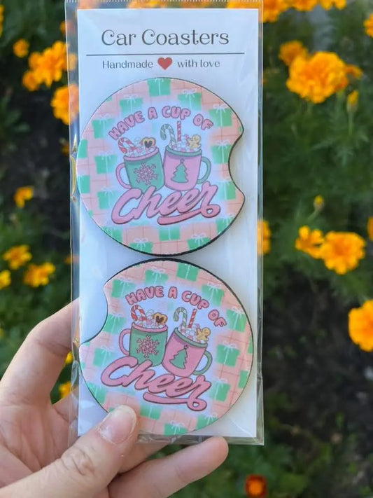Car Coasters- choose your design. K's Krafty Barn