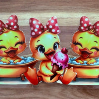 #62 Ducks in bathtub K's Krafty Barn