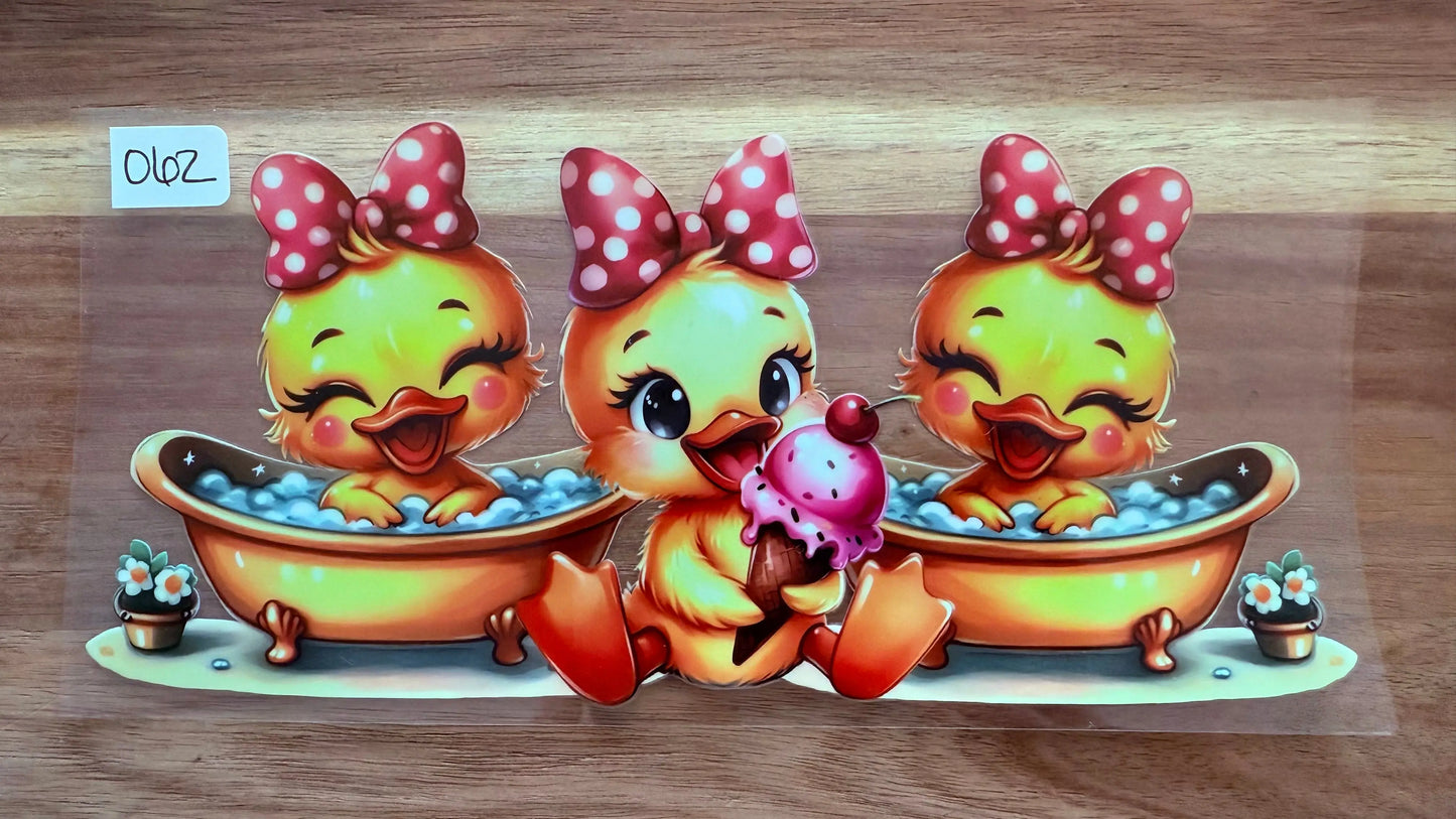 #62 Ducks in bathtub K's Krafty Barn