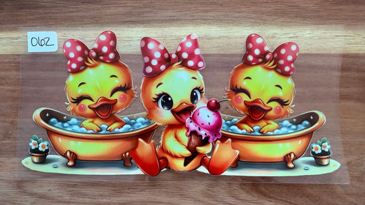 #62 Ducks in bathtub