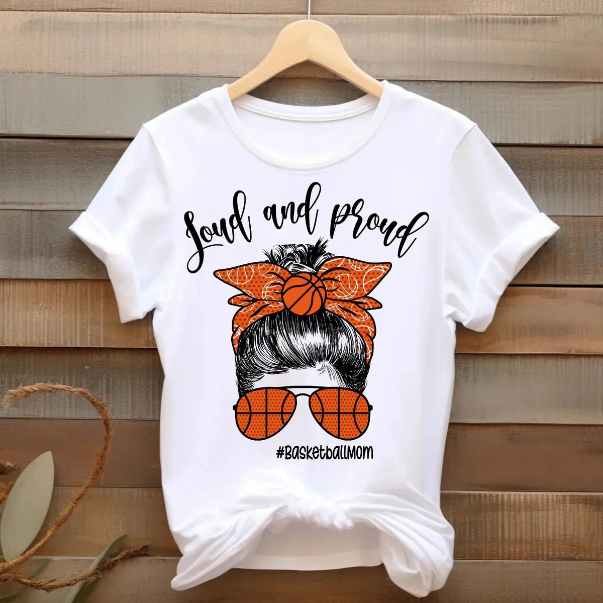 Loud and Proud Basketball Mom Shirt K's Krafty Barn