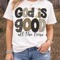 God Is Good All The Time Shirt | Christian Faith Graphic Tee K's Krafty Barn