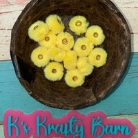20mm Fluffy Spacers for beadable items-10 pack K's Krafty Barn