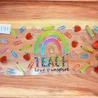 #134 Teach Inspire-Holographic K's Krafty Barn