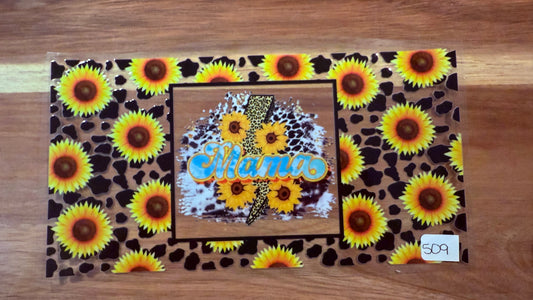 #509 Mama with sunflowers