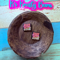 Silicone Focal Bead- Sassy little soul K's Krafty Barn