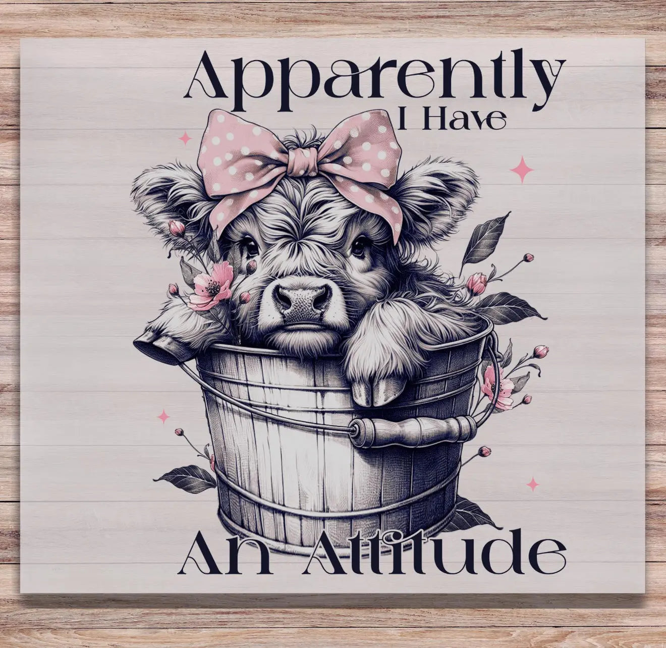 Apparently I have an attitude (Adult) K's Crafty Vibes Co.