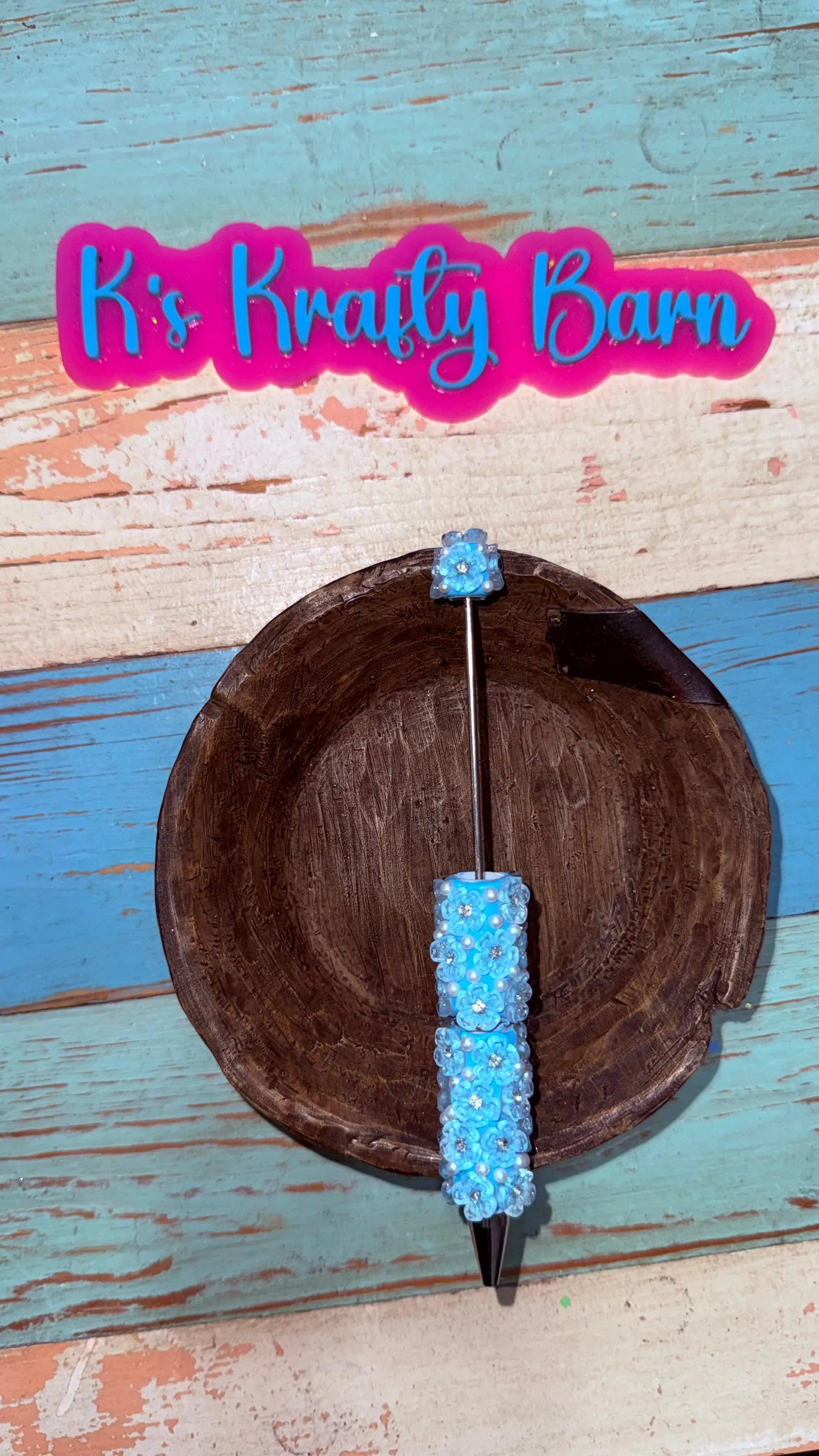 Beadable Pens-Rhinestone Super Blingy “Fancy” K's Krafty Barn