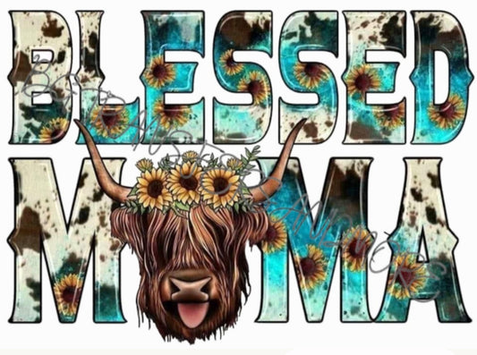 Blessed Mama-highland cow
