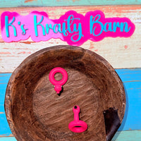 Silicone Focal Bead- Flamingo float K's Krafty Barn