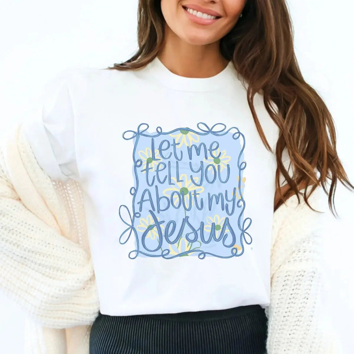 Let Me Tell You About My Jesus Christian Shirt K's Krafty Barn