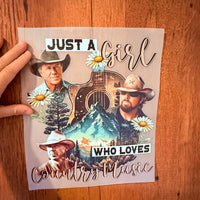 Just a girl who loves country music K's Crafty Vibes Co.