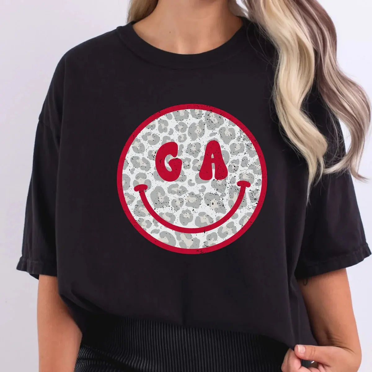 GA Smiley Graphic Tee K's Krafty Barn