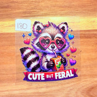 #180 Cute but feral with a juice box K's Krafty Barn