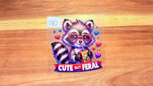 #180 Cute but feral with a juice box