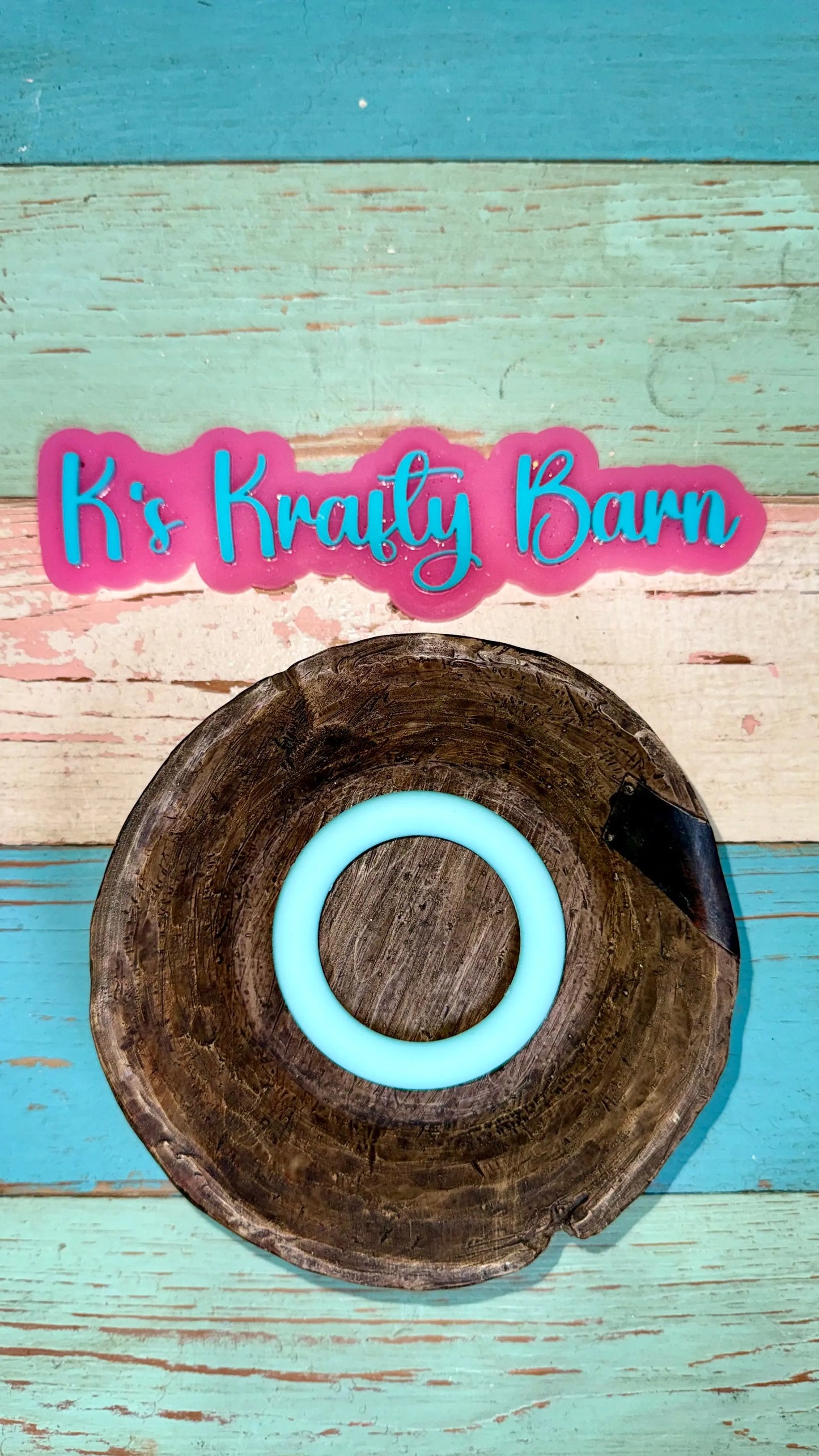 65mm Silicone Round Ring- solid colors K's Krafty Barn