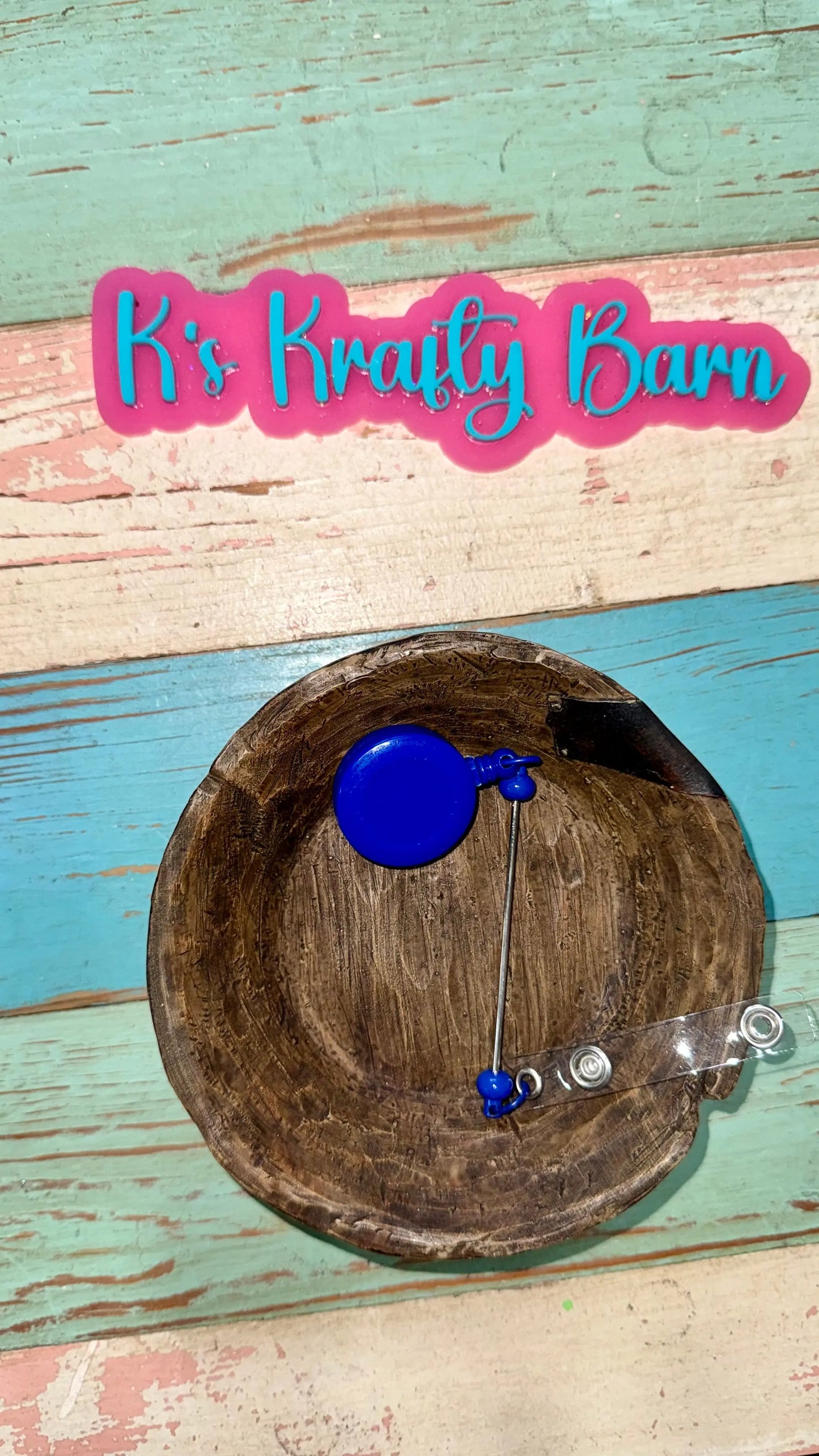 Beadable Bar Badge Reels K's Krafty Barn