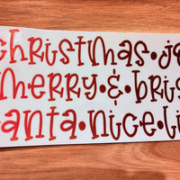 #601 Christmas Joy K's Krafty Barn