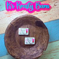 Silicone Focal Bead- Just give me Jesus and DP K's Krafty Barn