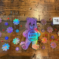 #784 Wish a bitch would Holographic K's Krafty Barn