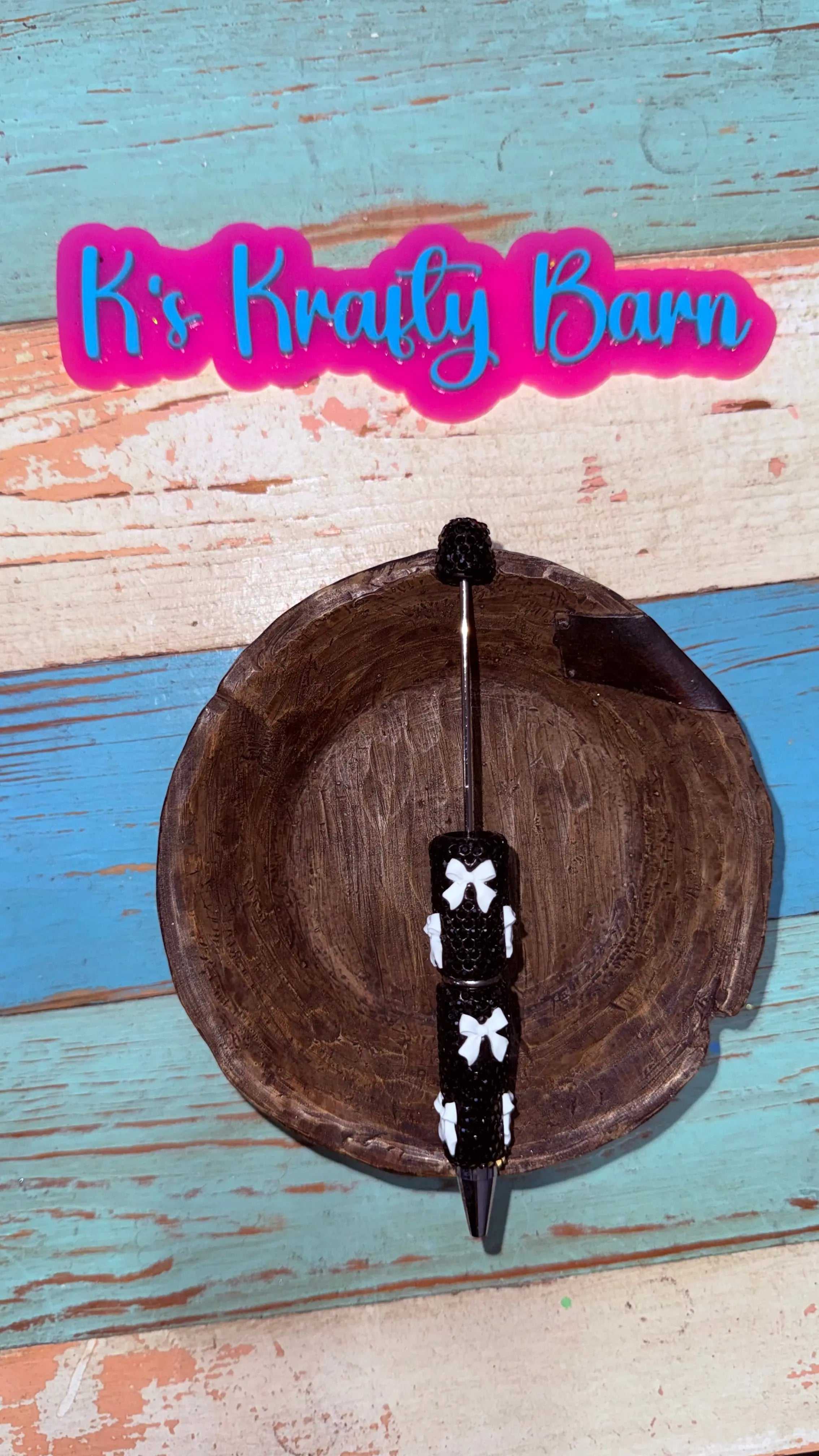 Beadable Pens-Rhinestone Super Blingy “Fancy” K's Krafty Barn