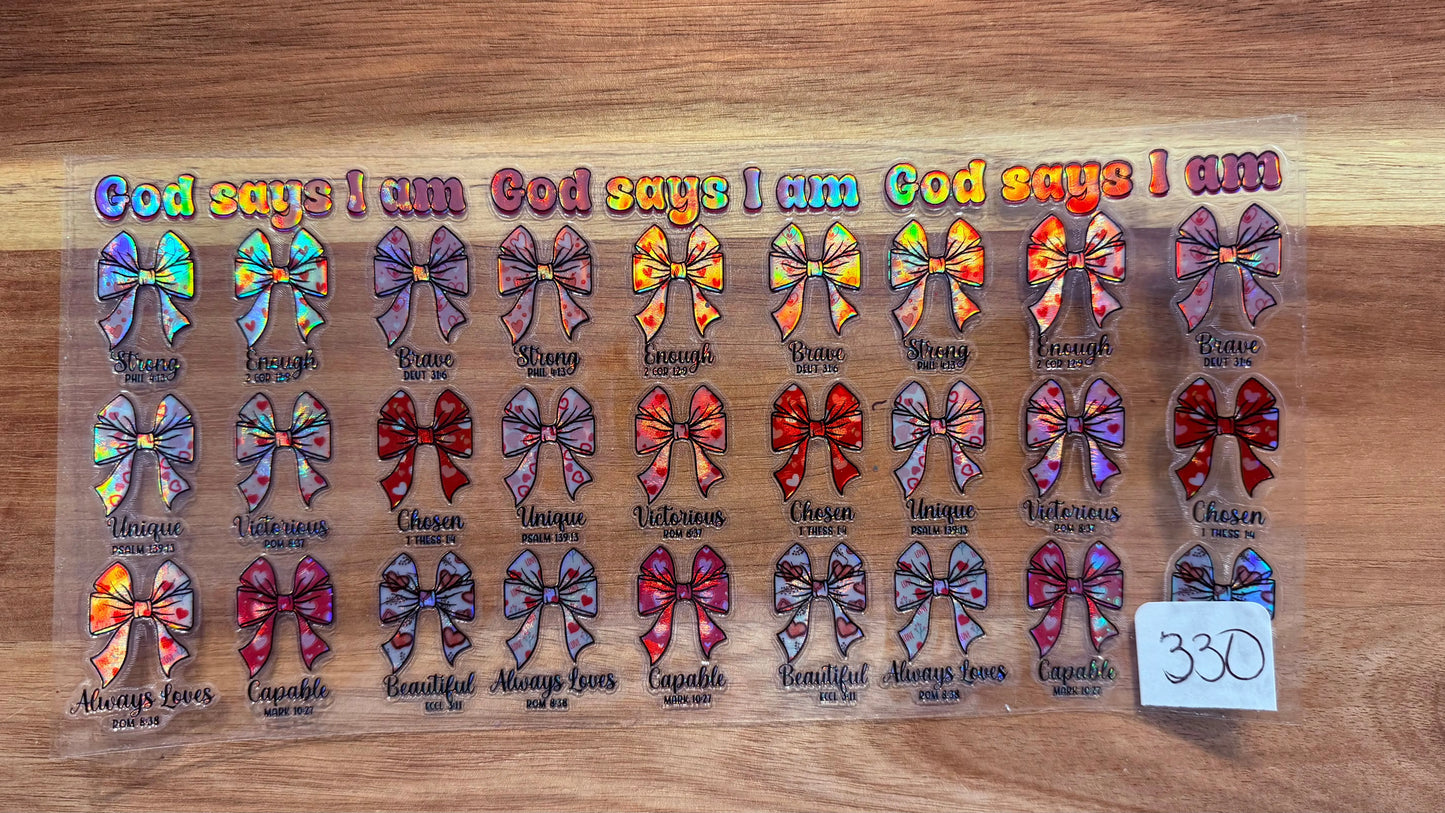 #330 God says I am K's Krafty Barn