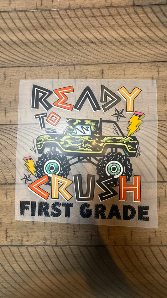 Ready to crush First Grade
