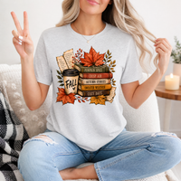 Fall & Bookish Cozy Premium Graphic Tee